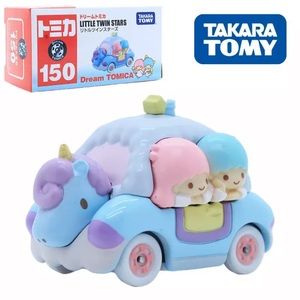 TOMY Genuine Sanrio Little Twin Star Fairy Unicorn Children Toy Car Figures